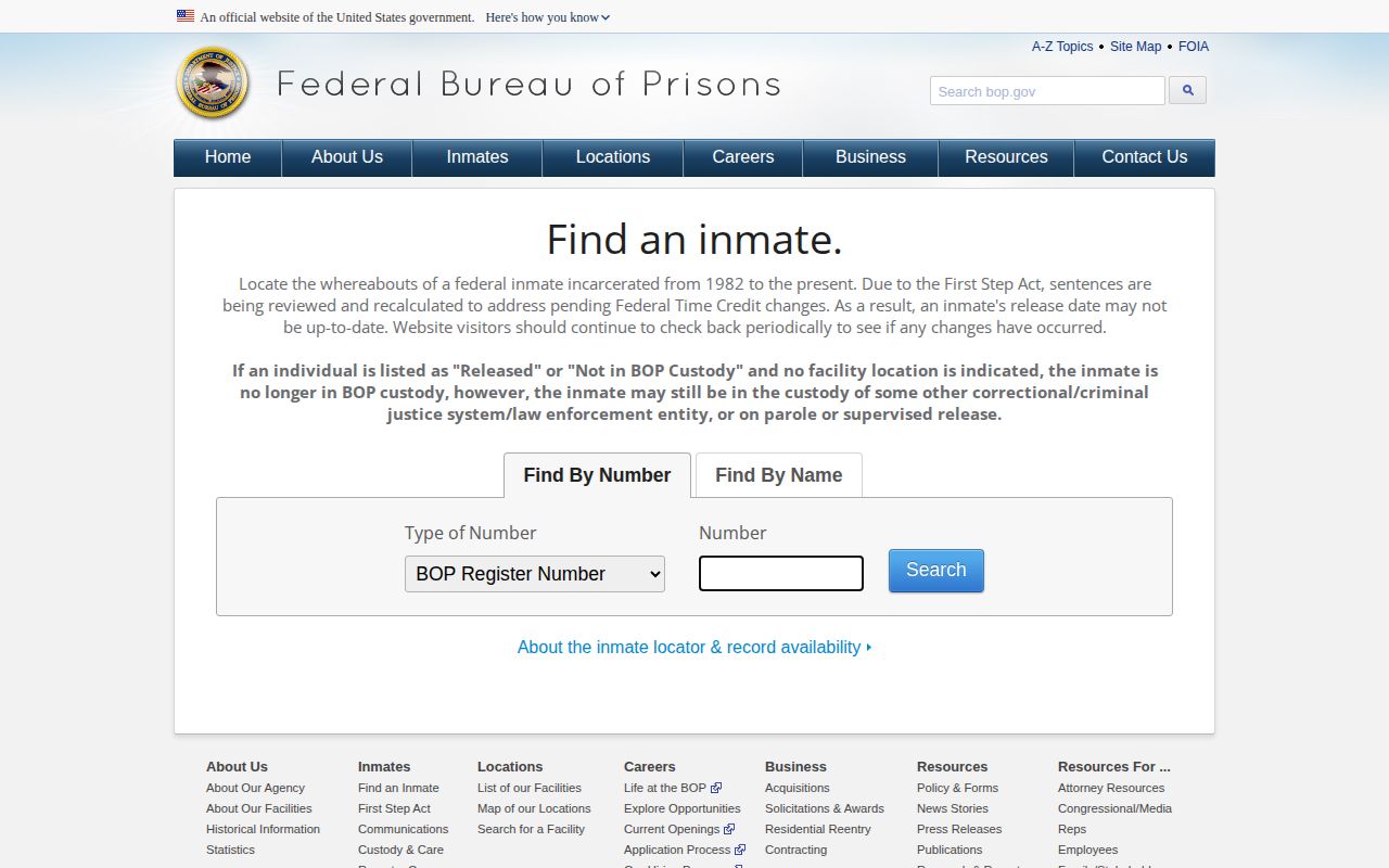 Federal release search after Logan County Detention Center custody